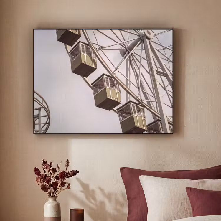 Art Frame - Riesenrad – Attraktion – Grün — 2