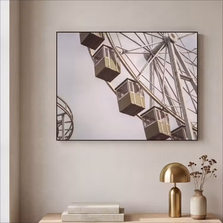 Art Frame - Riesenrad – Attraktion – Grün — 4