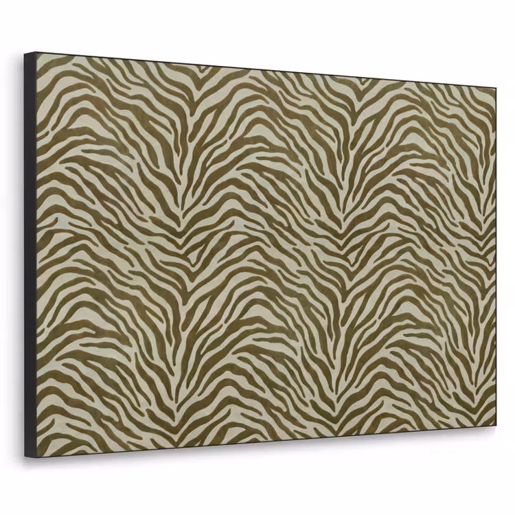 Art Frame - Zebramuster – Grün – Modern — 1