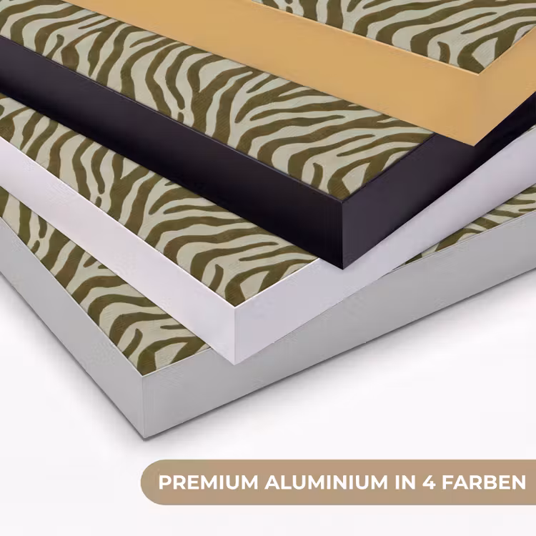 Art Frame - Zebramuster – Grün – Modern — 5