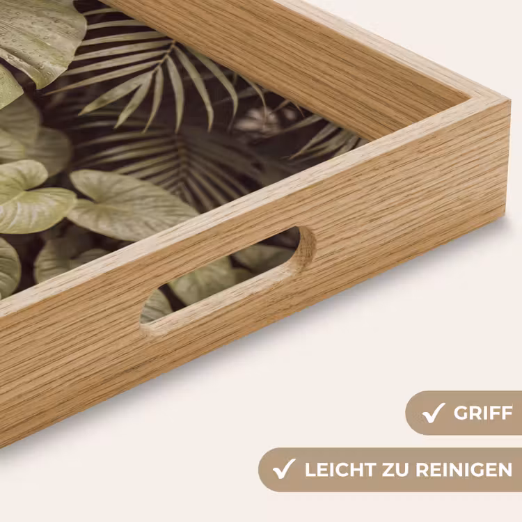 Tablett - Grüne Blätter – Natur — 5
