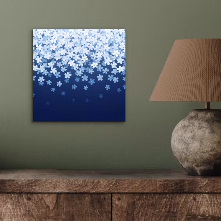Alu-Dibond-Bild - Blumen – Hängend – Dekorativ — 3