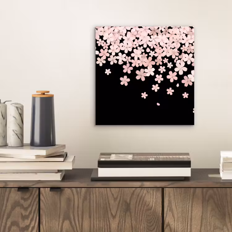 Alu-Dibond-Bild - Rosa Blumen – Natur — 2