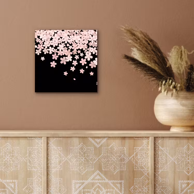 Alu-Dibond-Bild - Rosa Blumen – Natur — 5