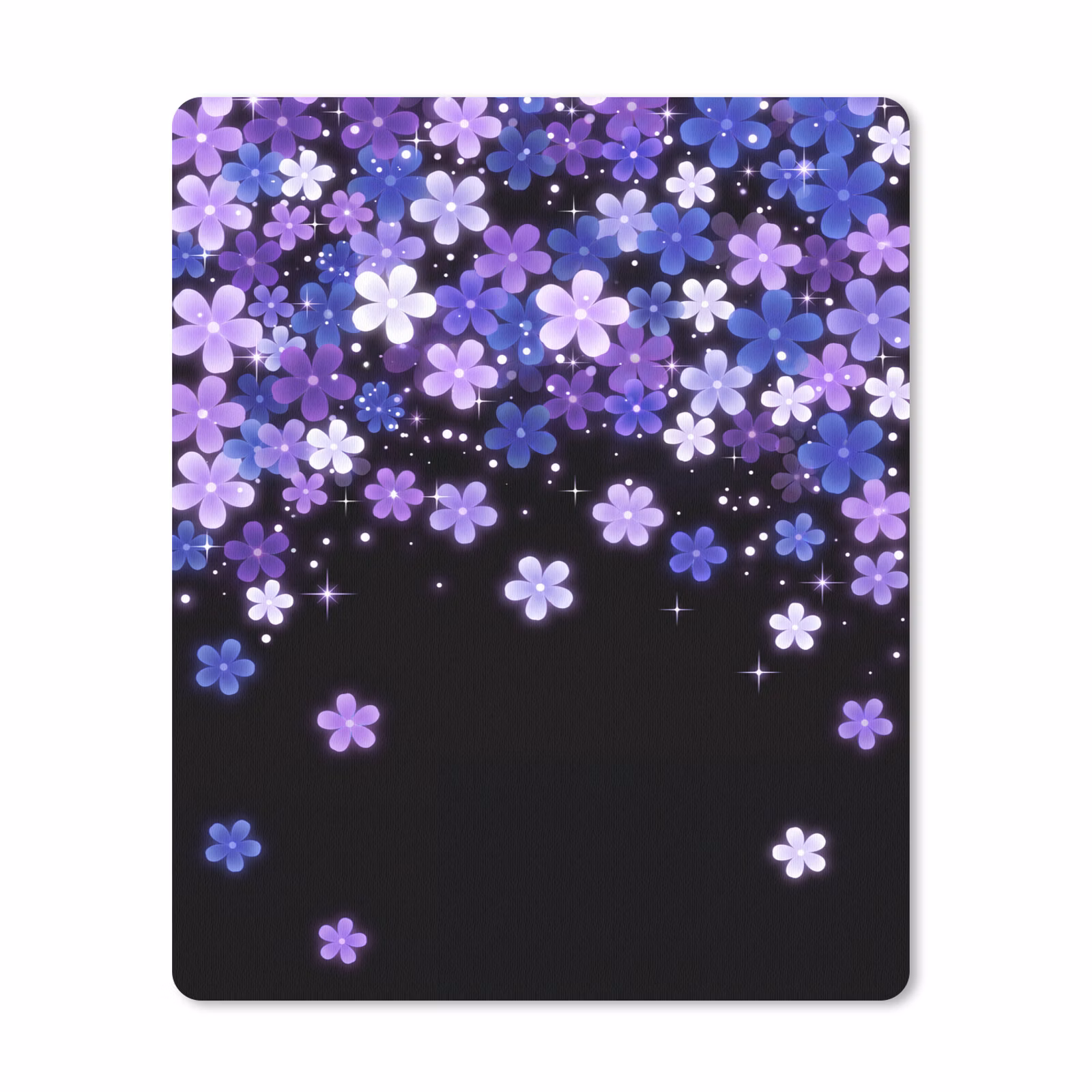 Mauspad - Blumen – Lila – Modern — 1