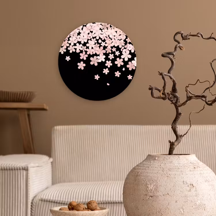 Forexbild Rund - Rosa Blumen – Natur — 2