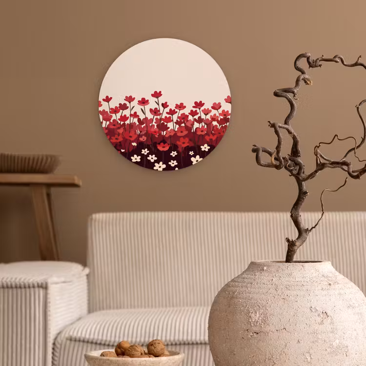 Forexbild Rund - Blumen – Rot – Natur — 2