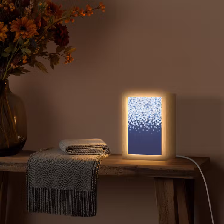 Personalisierte Lightbox - Blumen – Hängend – Dekorativ — 3