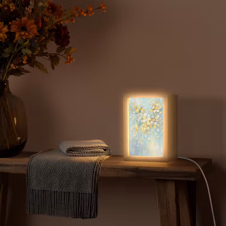 Personalisierte Lightbox - Blumen – Zart – Frühling — 3