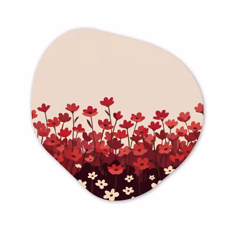 Forexbild Organische Form - Blumen – Rot – Natur — 1