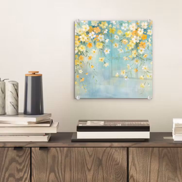 Glasbild - Blumen – Zart – Frühling — 2
