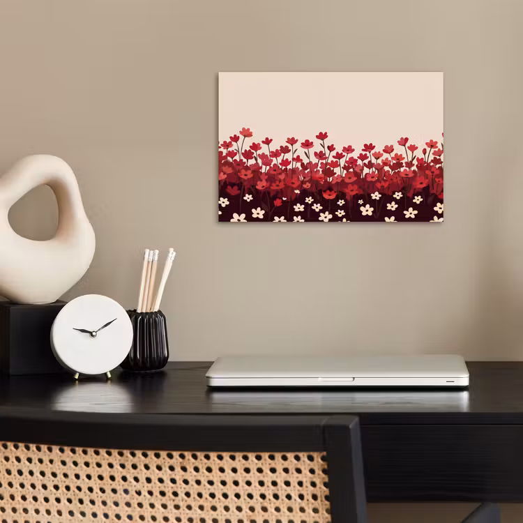 Poster - Blumen – Rot – Natur — 2