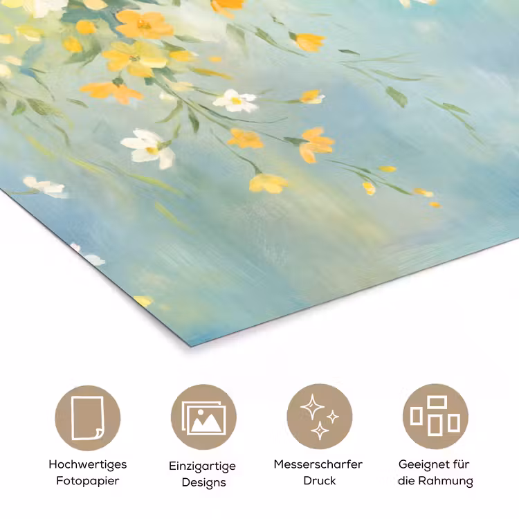 Poster - Blumen – Zart – Frühling — 5