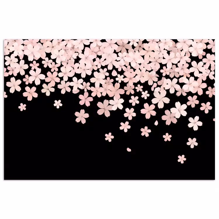 Poster - Rosa Blumen – Natur — 1