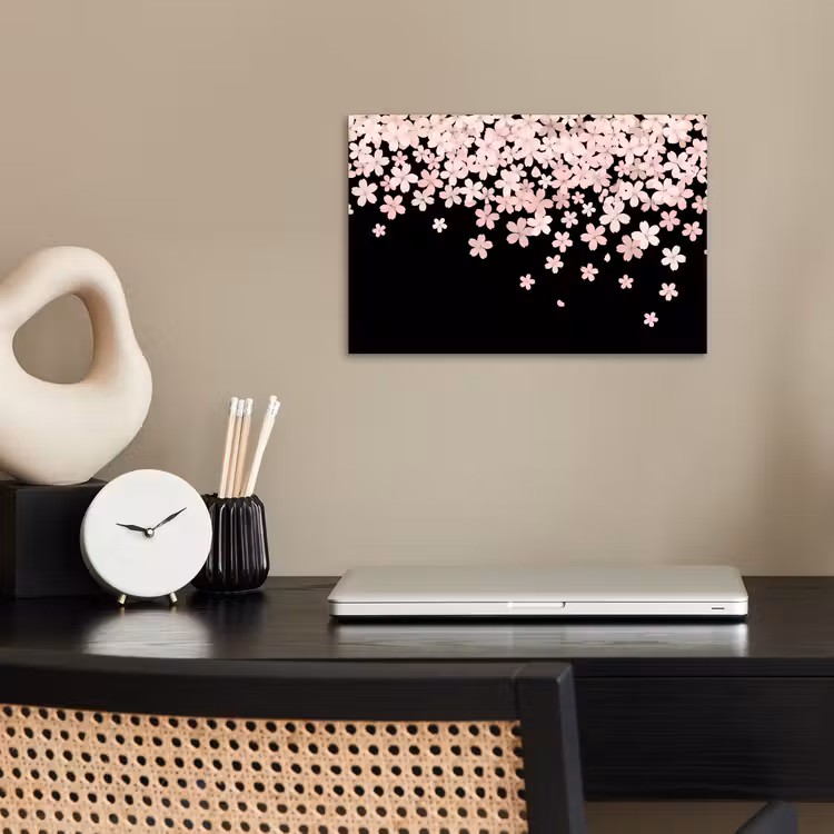 Poster - Rosa Blumen – Natur — 2