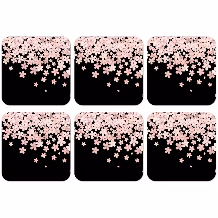 Untersetzer - Rosa Blumen – Natur — 1