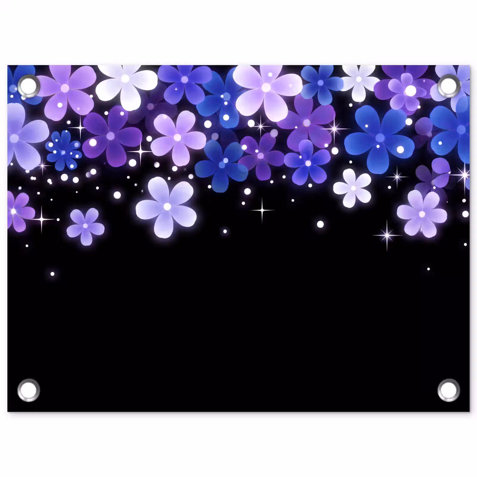 Gartenposter - Blumen – Lila – Modern — 1