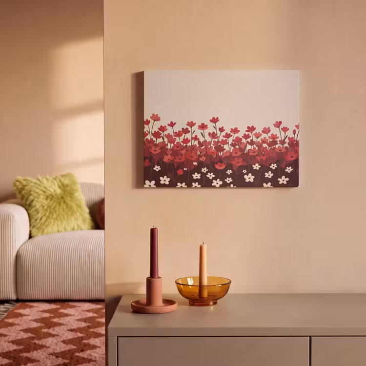 Akustikbild - Blumen – Rot – Natur — 2