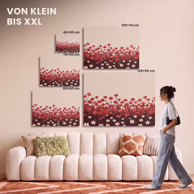 Akustikbild - Blumen – Rot – Natur — 7