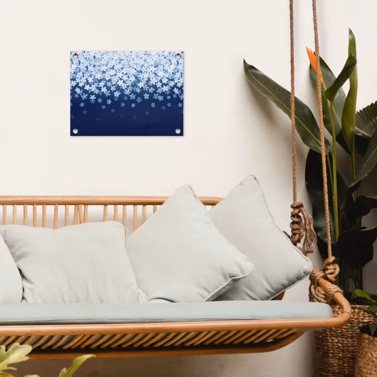 Gartenposter - Blumen – Hängend – Dekorativ — 4
