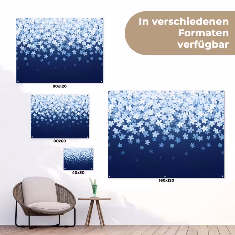 Gartenposter - Blumen – Hängend – Dekorativ — 6