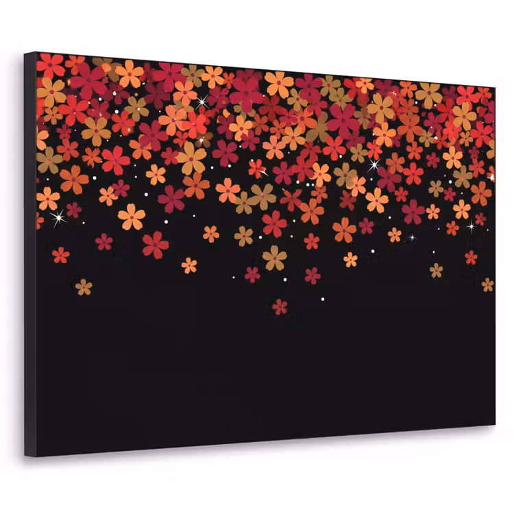 Art Frame - Blumen – Abstrakt – Orange — 1