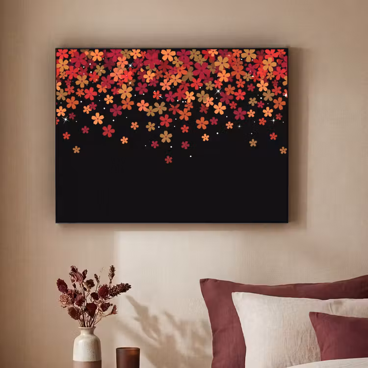 Art Frame - Blumen – Abstrakt – Orange — 2