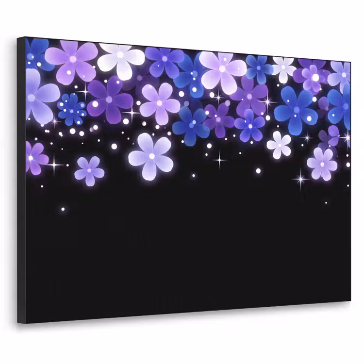 Art Frame - Blumen – Lila – Modern — 1