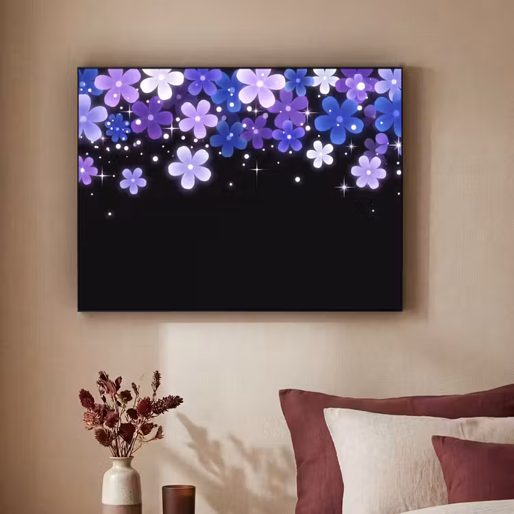 Art Frame - Blumen – Lila – Modern — 2