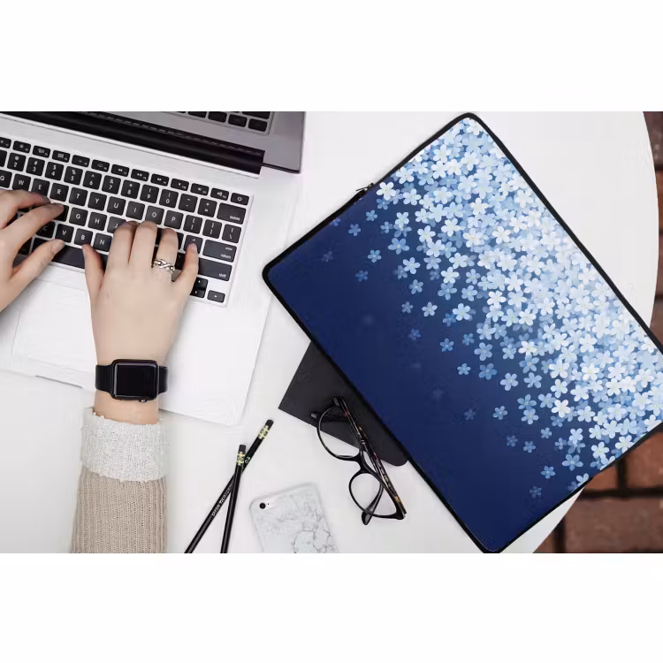 Laptop hülle - Blumen – Hängend – Dekorativ — 3