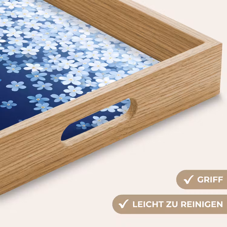 Tablett - Blumen – Hängend – Dekorativ — 5