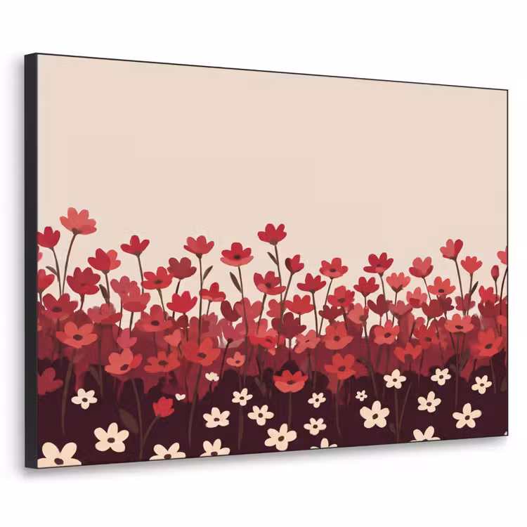 Art Frame - Blumen – Rot – Natur — 1