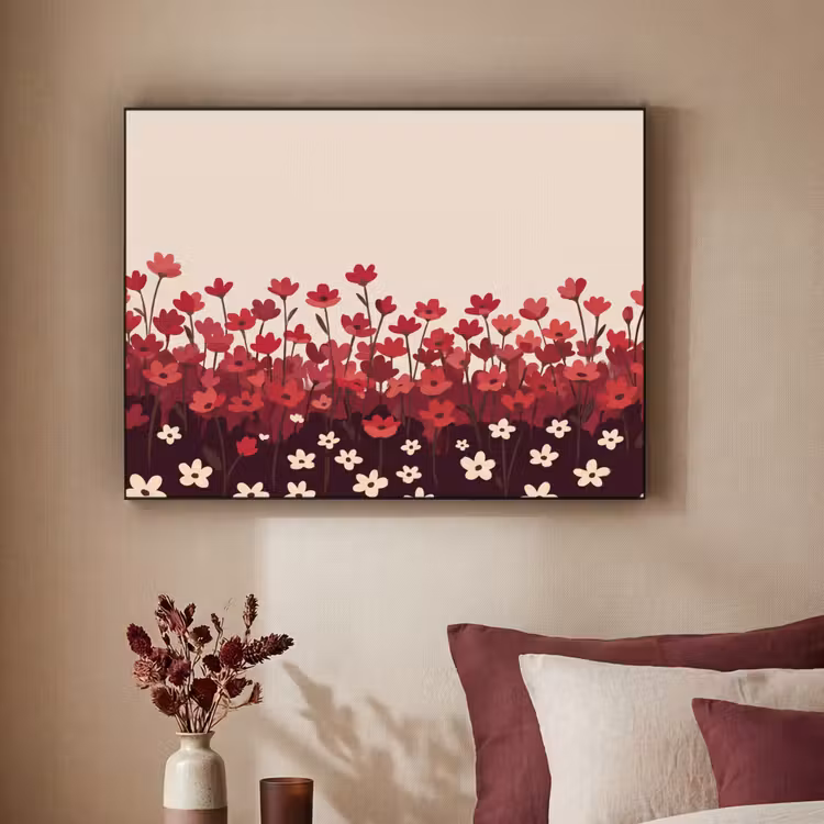 Art Frame - Blumen – Rot – Natur — 2