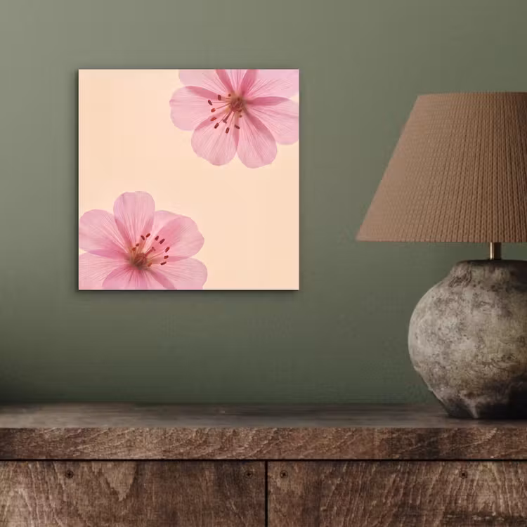 Alu-Dibond-Bild - Blumen – Flora – Pastell — 3