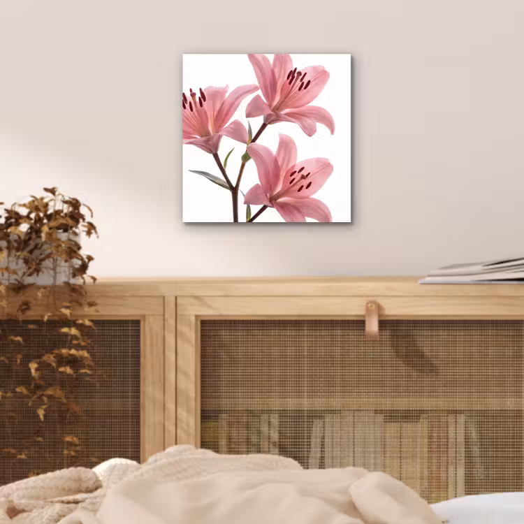 Alu-Dibond-Bild - Blumen – Sanft – Modern — 4