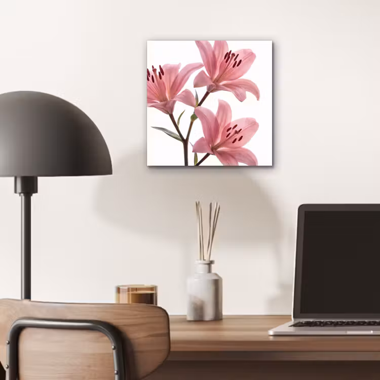 Alu-Dibond-Bild - Blumen – Sanft – Modern — 6