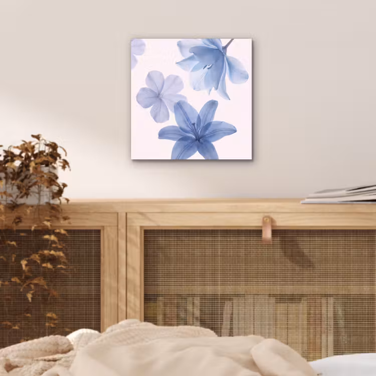 Alu-Dibond-Bild - Blumen – Transparent – Modern — 4