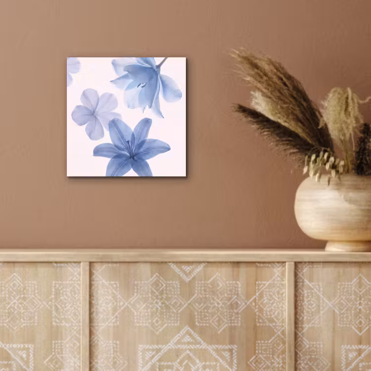 Alu-Dibond-Bild - Blumen – Transparent – Modern — 5