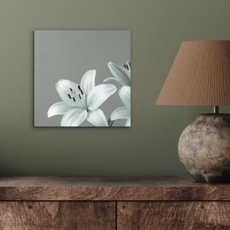 Alu-Dibond-Bild - Blumen – Natur – Grün — 3