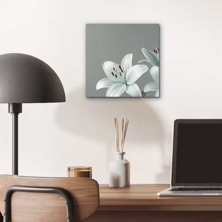Alu-Dibond-Bild - Blumen – Natur – Grün — 6