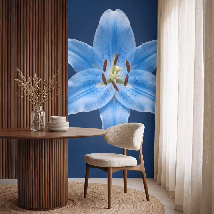 Tapete - Blaue Lilie – Blumen — 4
