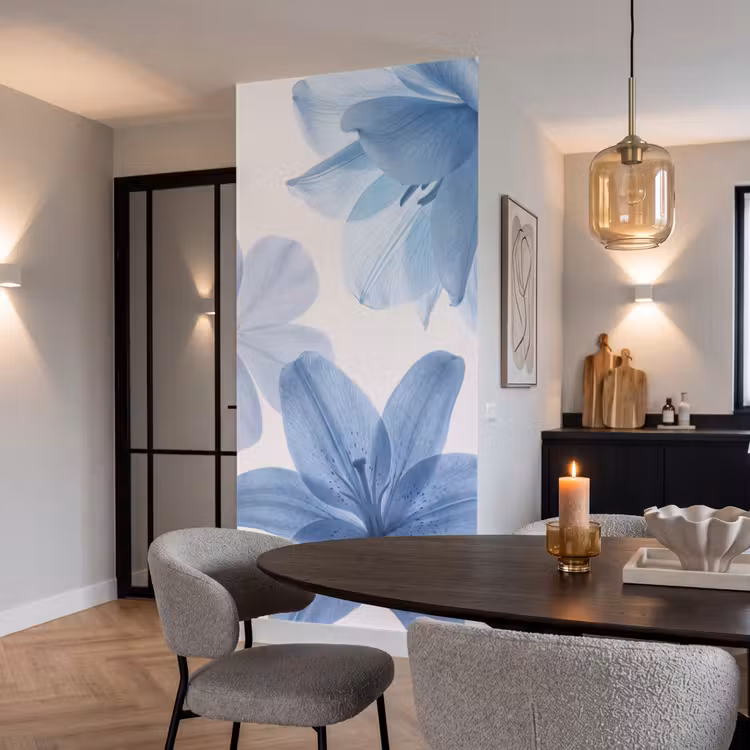 Tapete - Blumen – Transparent – Modern — 5