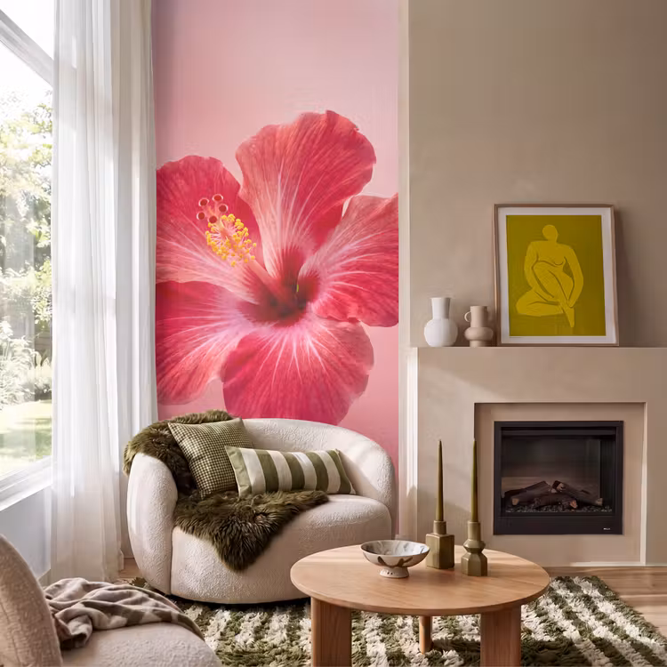 Tapete - Rote Blume – Natur — 1