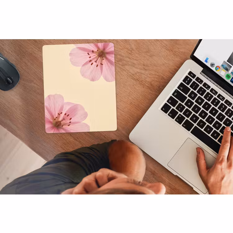 Mauspad - Blumen – Flora – Pastell — 2