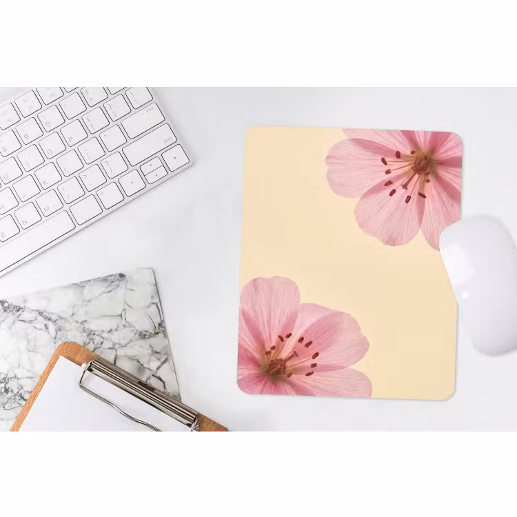 Mauspad - Blumen – Flora – Pastell — 4