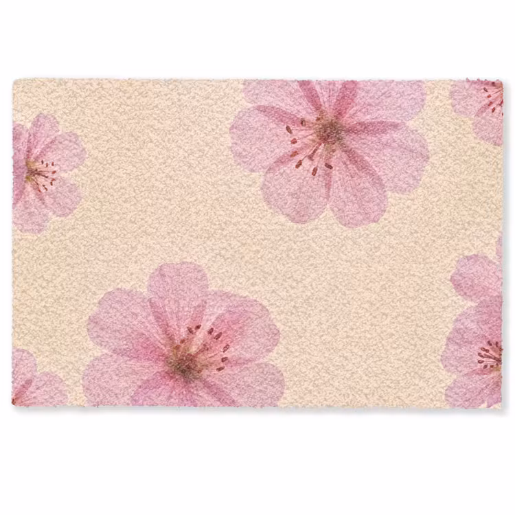 Fußmatte - Blumen – Flora – Pastell — 1