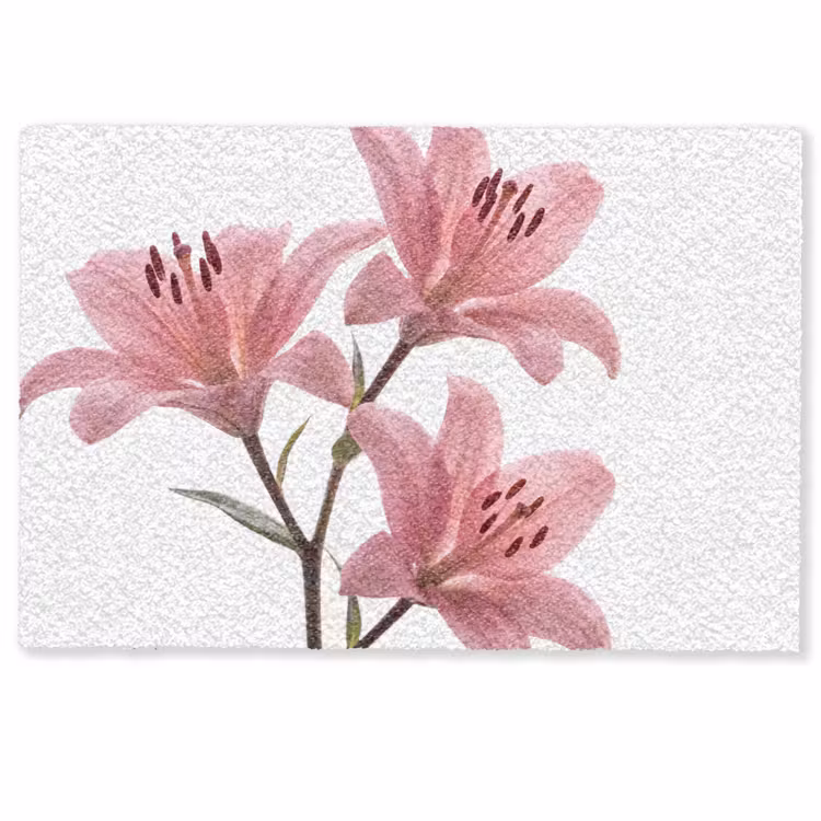 Fußmatte - Blumen – Sanft – Modern — 1