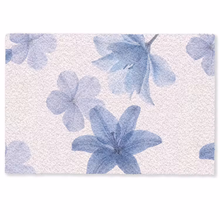 Fußmatte - Blumen – Transparent – Modern — 1