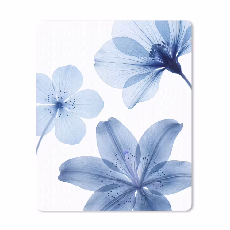 Mauspad - Blaue Blumen – Natur — 1