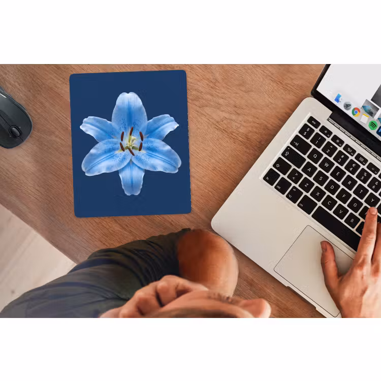 Mauspad - Blaue Lilie – Blumen — 2